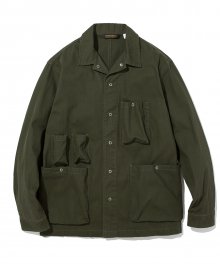 18fw utility jacket khaki