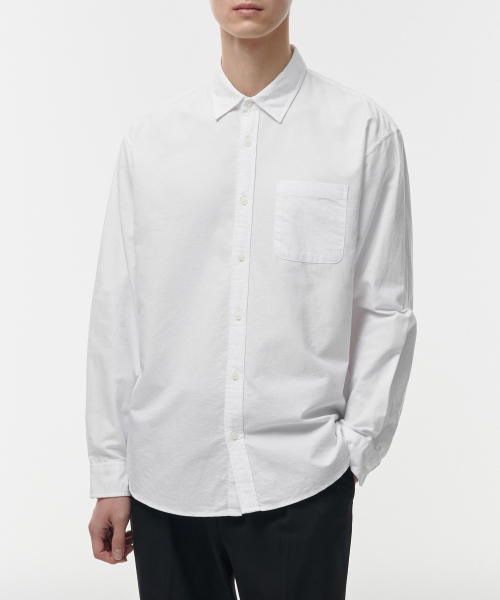 무신사 스탠다드(musinsastandard) 릴렉스 핏 옥스포드 셔츠 [화이트]