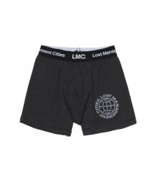 LMC WHEEL LOGO BOXER BRIEFS heather gray