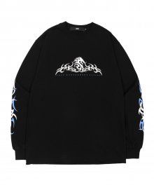 LMC TRIBAL LONG SLV TEE black