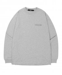 LMC FN BAR LOGO LONG SLV TEE heather gray