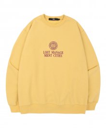 LMC CLASSIC WHEEL LOGO SWEATSHIRT yellow