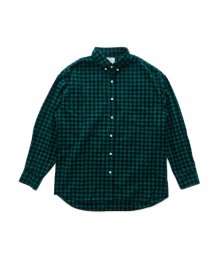 Flannel Gingham Shirts (Green)