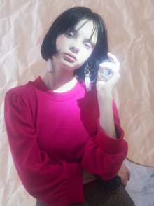 KNIT SHIRRING T