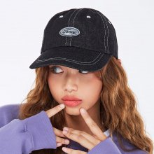 [NF] FANCY DENIM STITCH CAP BLACK (NF18A082H)