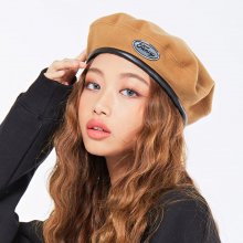 [NF] FANCY LOGO BERET BEIGE (NF18A084H)