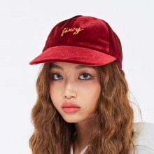 [NF] VELVET FANCY CAP BURGUNDY (NF18A086H)