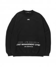 LMC BELLY LOGO OVERSIZED SWEATSHIRT black