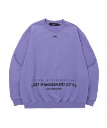 LMC BELLY LOGO OVERSIZED SWEATSHIRT purple