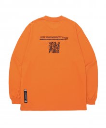 LMC POLICE LONG SLV TEE orange