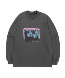 LMC POLICE LONG SLV TEE charcoal