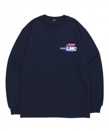 LMC USB LONG SLV TEE navy