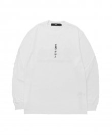 LMC CHINESE WORDS LONG SLV TEE white