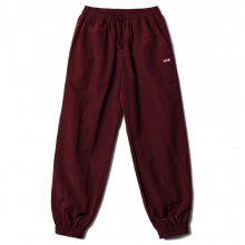 [NP] RIB TRACK PANTS BURGUNDY (NP18A063H)