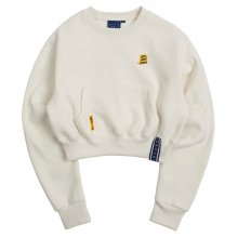 Pocket Crop Sweat Shirt_Oatmeal