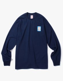 BLUE MINI FRAME L/S TEE - NAVY