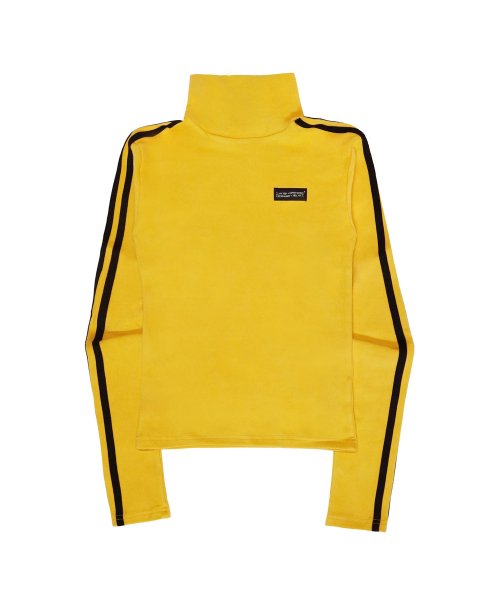 아임낫어휴먼비잉(iamnotahumanbeing) LOGO MOK NECK - YELLOW