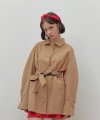 TWO TONE TRENCH COAT_beige