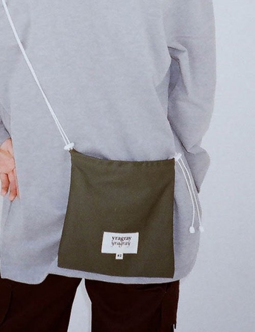 khaki mini bag