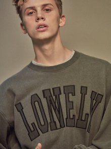 LONELY/LOVELY SWEATSHIRT DARK GRAY