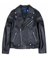 lambskin type-1 rider jacket MEN (Black)