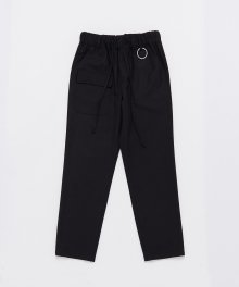 LOOSE-FIT CARGO PANTS (Black)