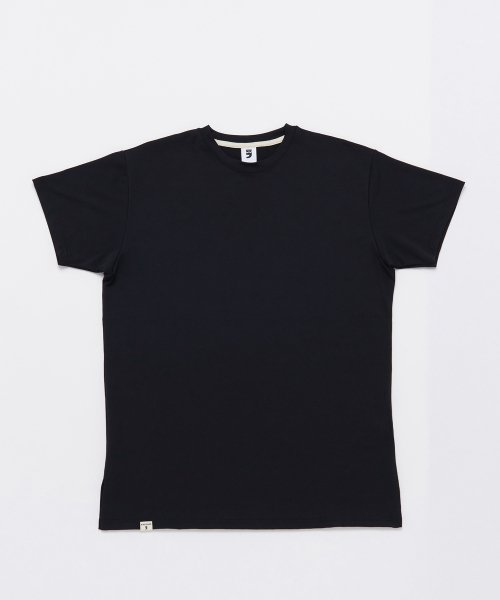 어낫띵(anothing) QUICK-DRY INNER LAYERED 1/2 TEE (Black)