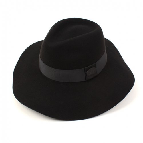 BK Metal Line Wool Long BK Fedora 울페도라
