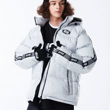 [NK] NSTK LINE HOODIE DOWN JACKET SILVER (NK18A006H)