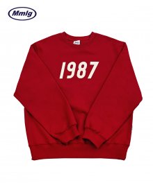 [Mmlg] 1987 SWEAT (DEEP RED)