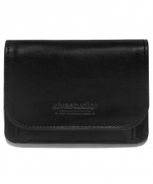 LEATHER WALLET HA [BLACK]