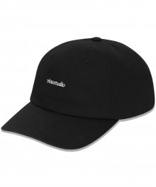 SMALL LOGO BALL CAP HA [BLACK]