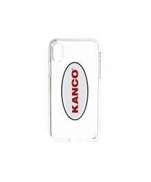 KANCO OVAL LOGO IPHONE X JELL CASE clear