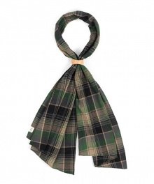 MD CHECK SCARF (green)