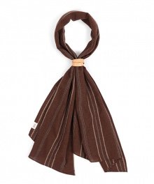 EN STRIPE SCARF (brown)