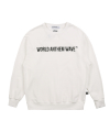 [WWM18CTS04]  WAW Logo Sweatshirt WAW 로고 스웨트셔츠 - 화이트