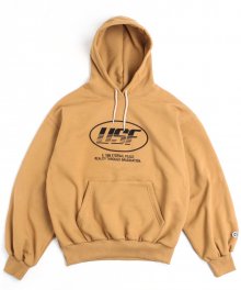 USF Pace Logo Embroidered Hoody Beige