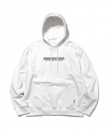 SP-INTL. Logo Hooded Sweatshirt White