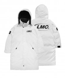 LMC CO TEAM PADDED LONG PARKA white