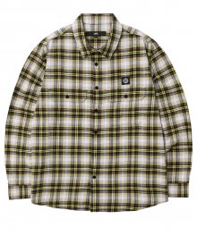 LMC B LINE PLAID SHIRT yellow