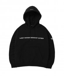 LMC CLEAR PATCH OVERSIZED HOODIE black