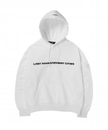 LMC CLEAR PATCH OVERSIZED HOODIE white