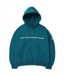 LMC CLEAR PATCH OVERSIZED HOODIE dk teal