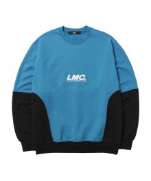 LMC HD SPLIT SWEATSHIRT vtg blue