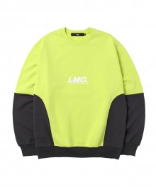 LMC HD SPLIT SWEATSHIRT lime