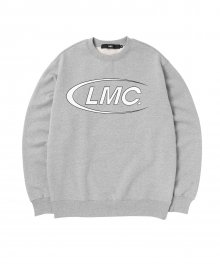 LMC CO LOGO OVERLAP SWEATSHIRT heather gray