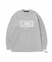 LMC BOLD BOX LOGO FLEECE SWEATSHIRT heather gray