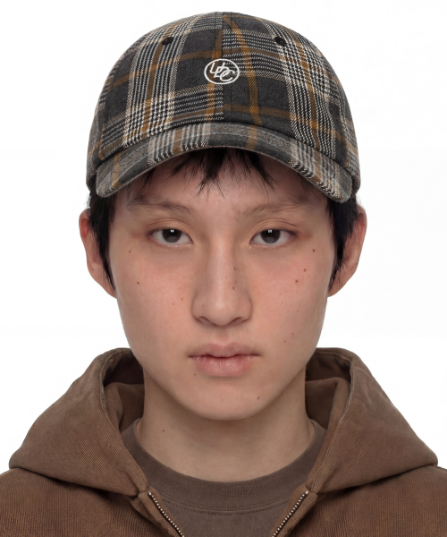 언더컨트롤(undercontrol) 로고 체크 볼캡 UNION UDC / AUTHENTIC B B / YELLOW TARTAN