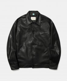 Layla endless love All black Artificial Leather Coach Jacket J5