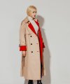 TRENCH COLOR EFFECTS OVERSIZE COAT WOMEN